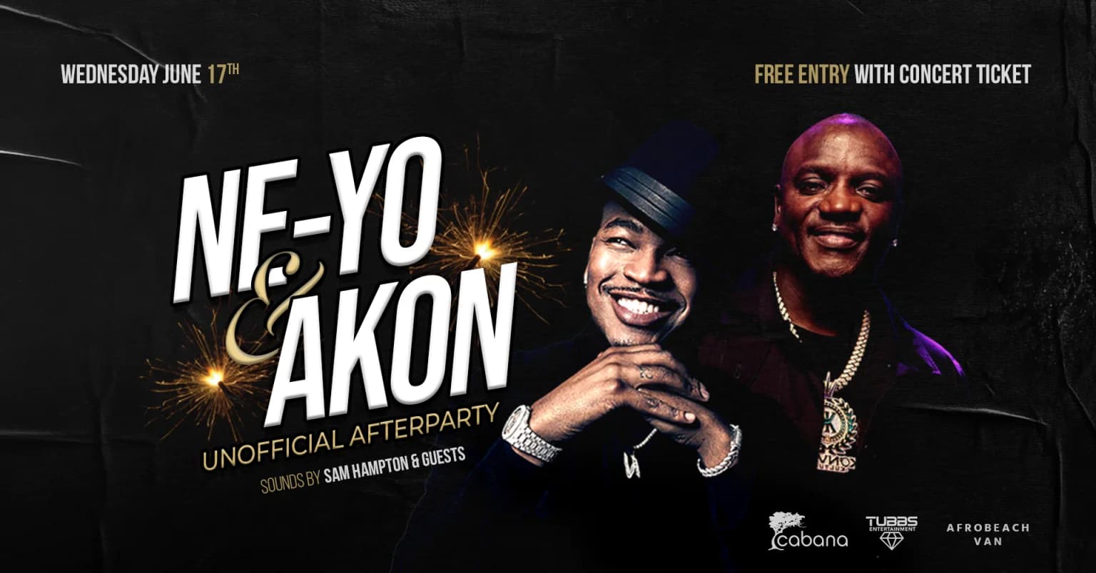 NE-yo and akon unofficial afterparty